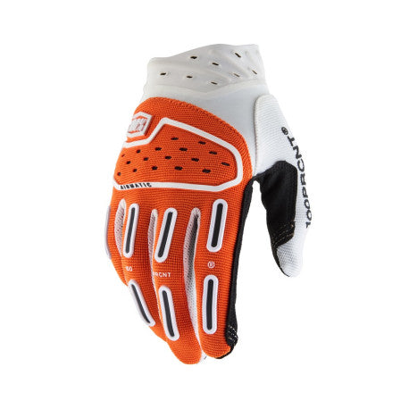 Guantes 100% Airmatic 2 Naranja - Protección MX/Enduro Ventilada - URA Moto