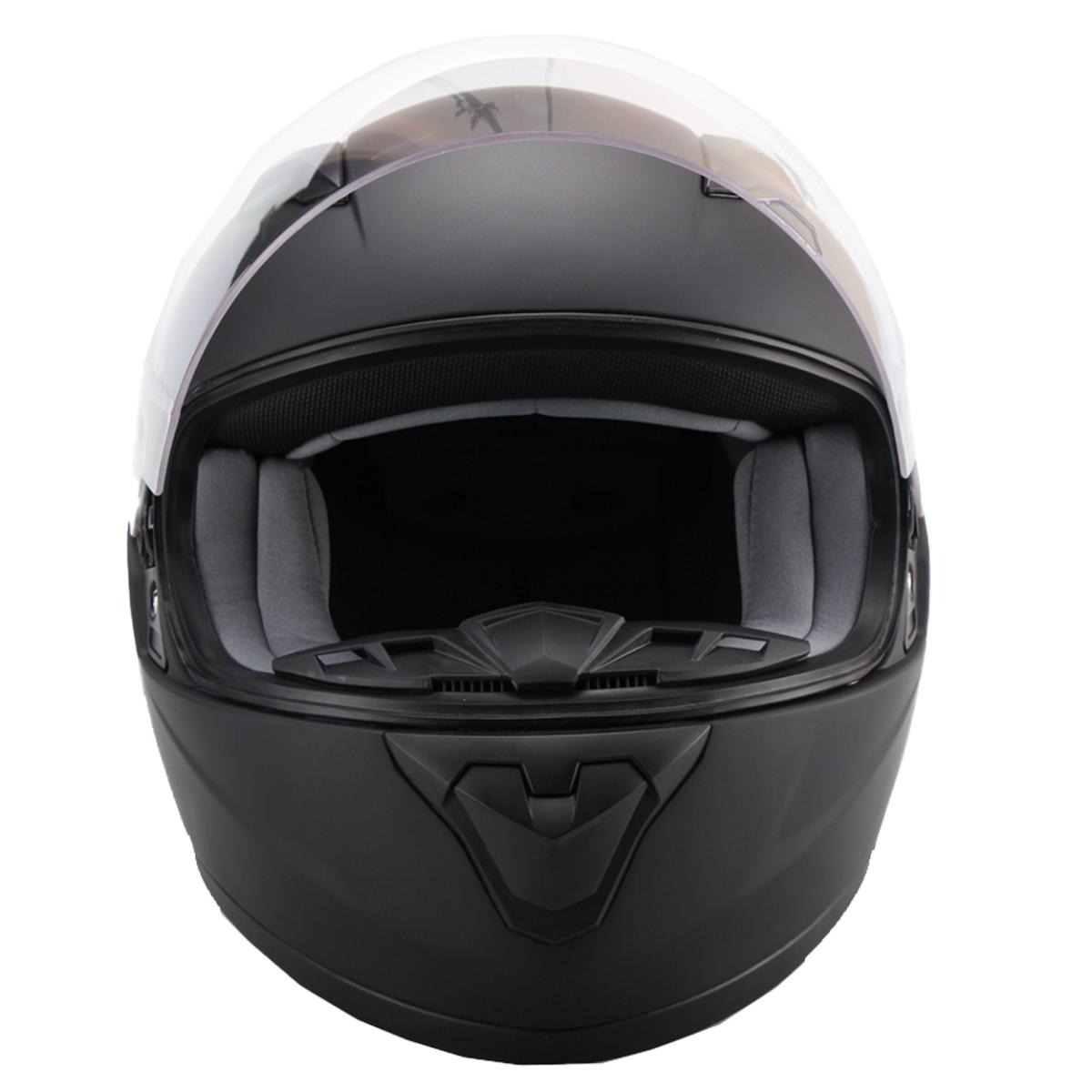 Casco Moto Integral Vito Negro Mate Infantil - URA Moto