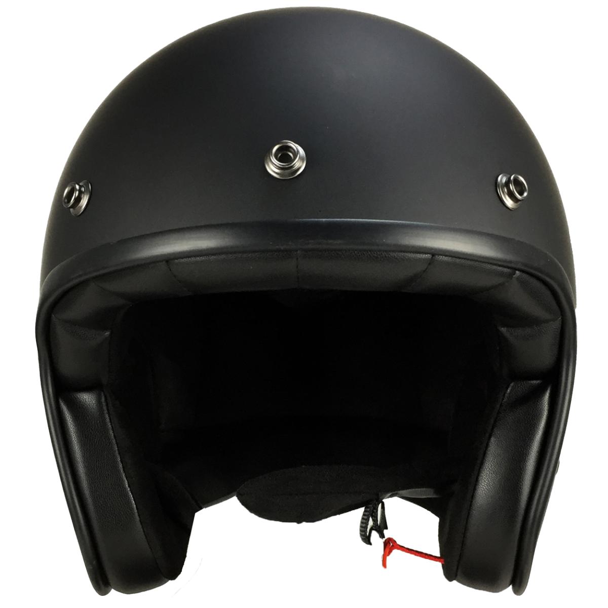 Casco Moto Abierto Jet Vito Grande Negro - URA Moto