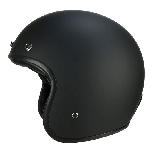 Casco Moto Abierto Jet Vito Grande Negro - URA Moto