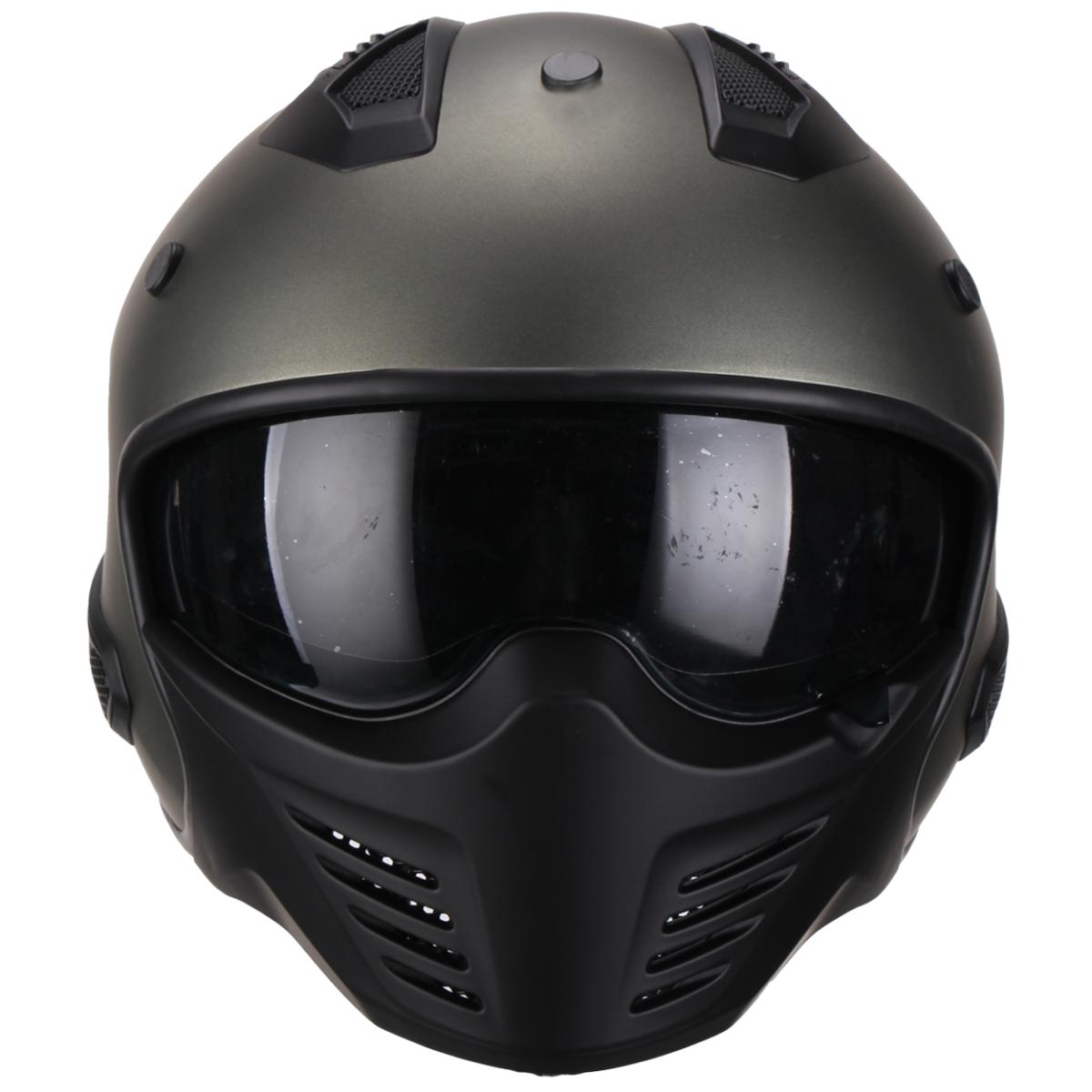 Casco Moto Jet/Integral Vito Bruzano Titanium - URA Moto