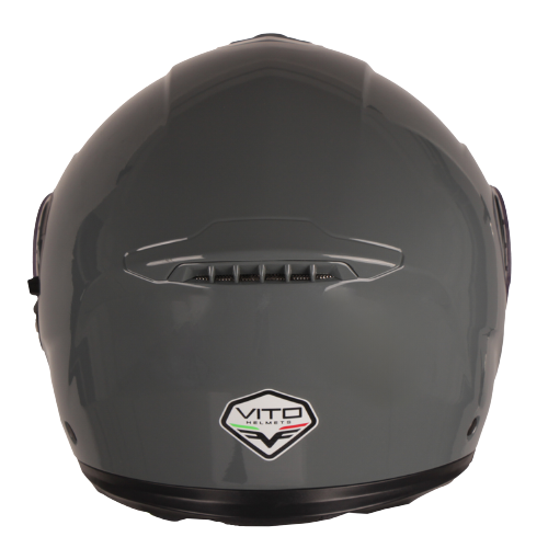 Casco Moto Modular Vito Furio Gris Brillante - URA Moto