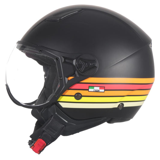 Casco Moto Abierto Jet Vito Moda Diseño Retro - URA Moto