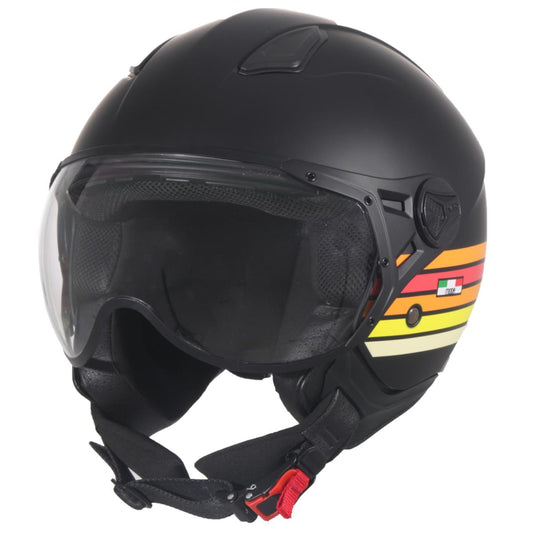 Casco Moto Abierto Jet Vito Moda Diseño Retro - URA Moto