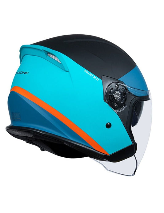 Casco Moto Jet Origine PALIO 2.0 SCOUTBLUE/BLACK MATT (ECE22.06) - URA Moto