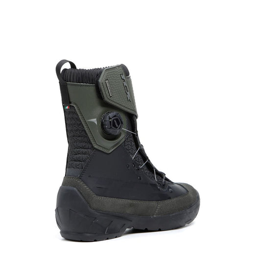 Bota Moto Touring TCX Infinity 3 MID WP Black/Military-Green - URA Moto