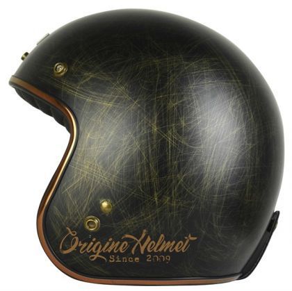 Casco Moto Jet Origine PRIMO SCACCO BRONZE (E2206) - URA Moto