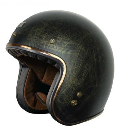 Casco Moto Jet Origine PRIMO SCACCO BRONZE (E2206) - URA Moto
