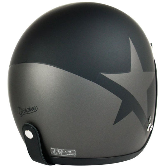 Casco Moto Jet Origine PRIMO STAR TITANIUM MATT (E2206) - URA Moto