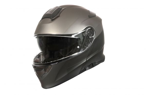 Casco Moto Modular Origine Delta Virgin Titatnium Black Matt (ECE22.06-P)