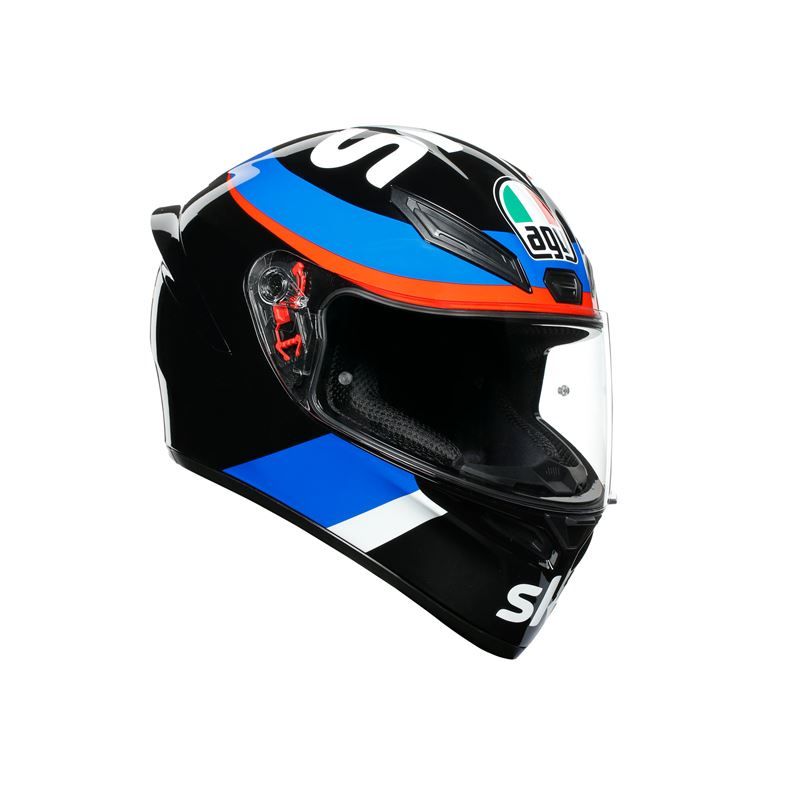Casco Moto AGV K1 VR46 SKY RACING TEAM BLACK/RED | URA Moto