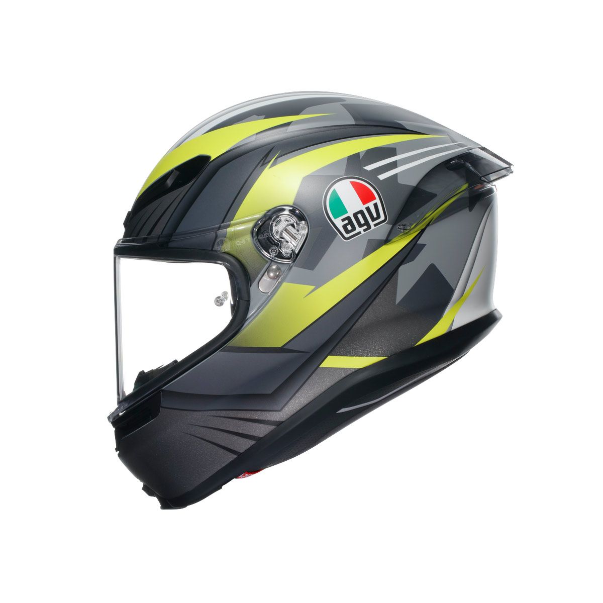Casco Moto AGV K6 S AGV E2206 EXCITE MATT CAMO/YELLOW FLUO - URA Moto