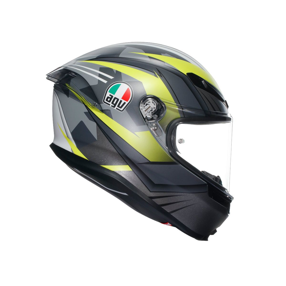 Casco Moto AGV K6 S AGV E2206 EXCITE MATT CAMO/YELLOW FLUO - URA Moto