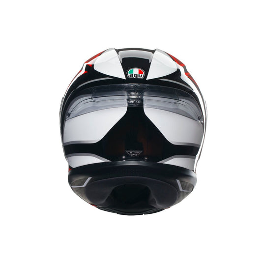 Casco Moto AGV K6 S AGV E2206 HYPHEN BLACK/RED/WHITE - URA Moto