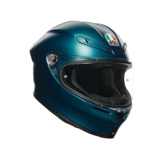 Casco Moto AGV K6 S AGV E2206 PETROLIO MATT - URA Moto