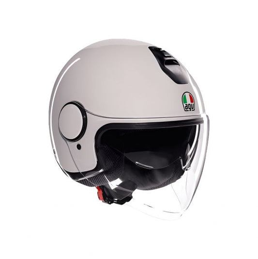 Casco Moto Jet AGV Eteres E2206 Mono Materia White
