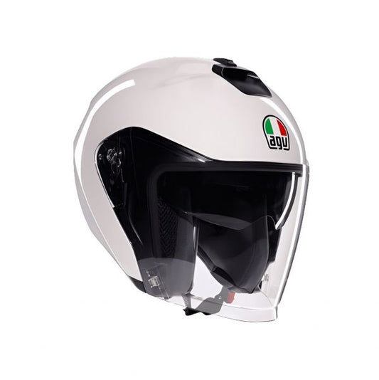 Casco Moto Jet AGV Irides E2206 Mono Materia White