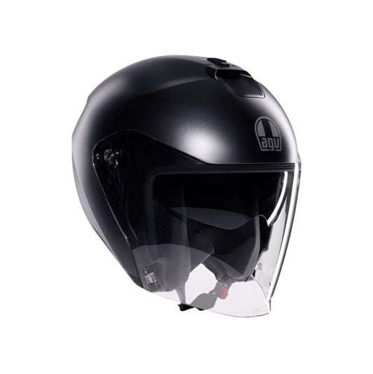 Casco Jet AGV Irides E2206 Mono Matt Ardesia Grey - Homologado ECE 22.06 - URA Moto