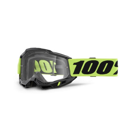 Gafas 100% Accuri 2 M2 Amarillo/Transparente - Protección Enduro MX - URA Moto