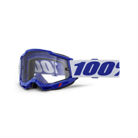 Gafas 100% Accuri 2 Enduro M2 Azul/Transparente - Protección Enduro MX - URA Moto