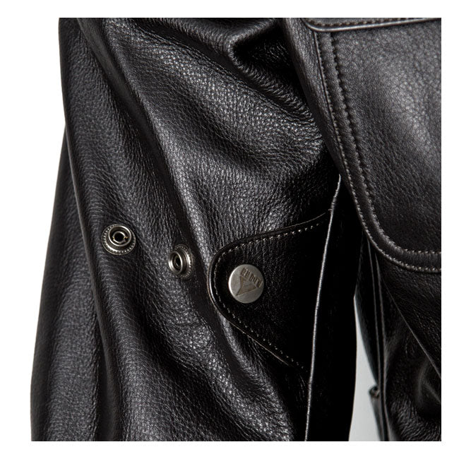 Chaqueta Moto Piel BY CITY Legend III Marrón - URA Moto