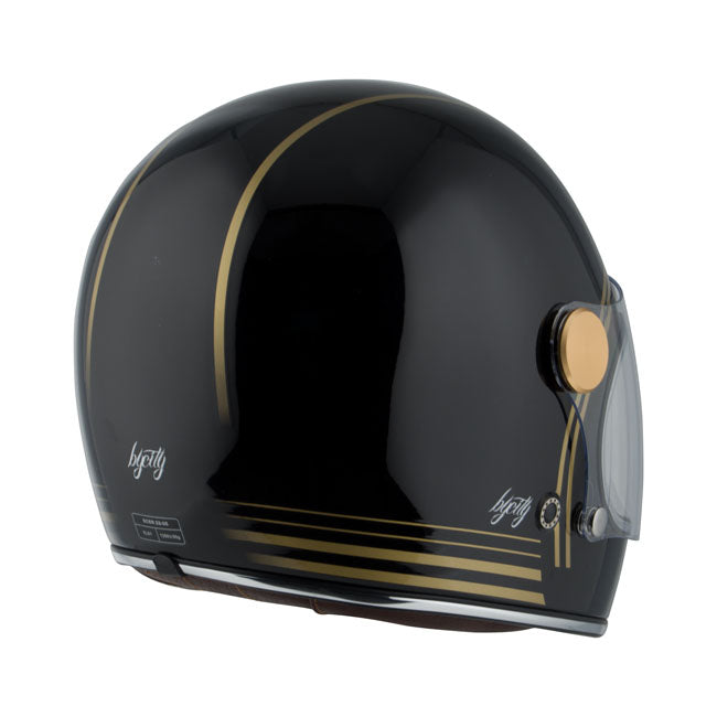 Casco Moto Integral BY City Roadster II II Gold Black - URA Moto