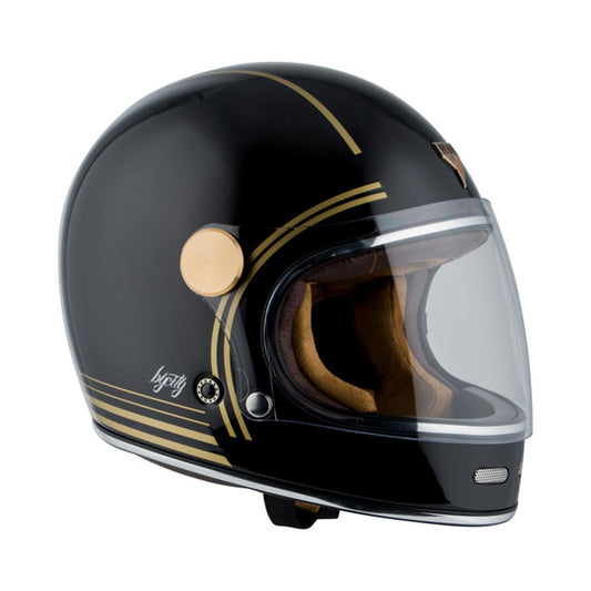 Casco Moto Integral BY City Roadster II II Gold Black - URA Moto