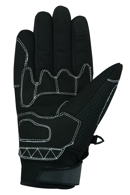 Guantes Moto Alpha Styling Citta Negro/Blanco - URA Moto