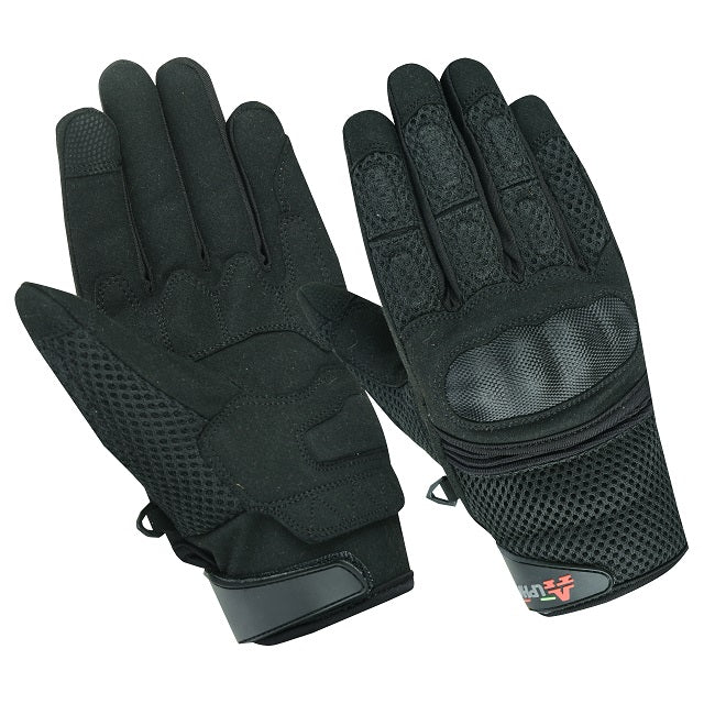 Guantes Moto Alpha Styling Citta Negro - URA Moto