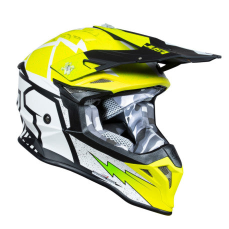 CASCO JUST1 J-39 POSEIDON NEGRO/FLUOR/BLANCO | MX Enduro - URA Moto