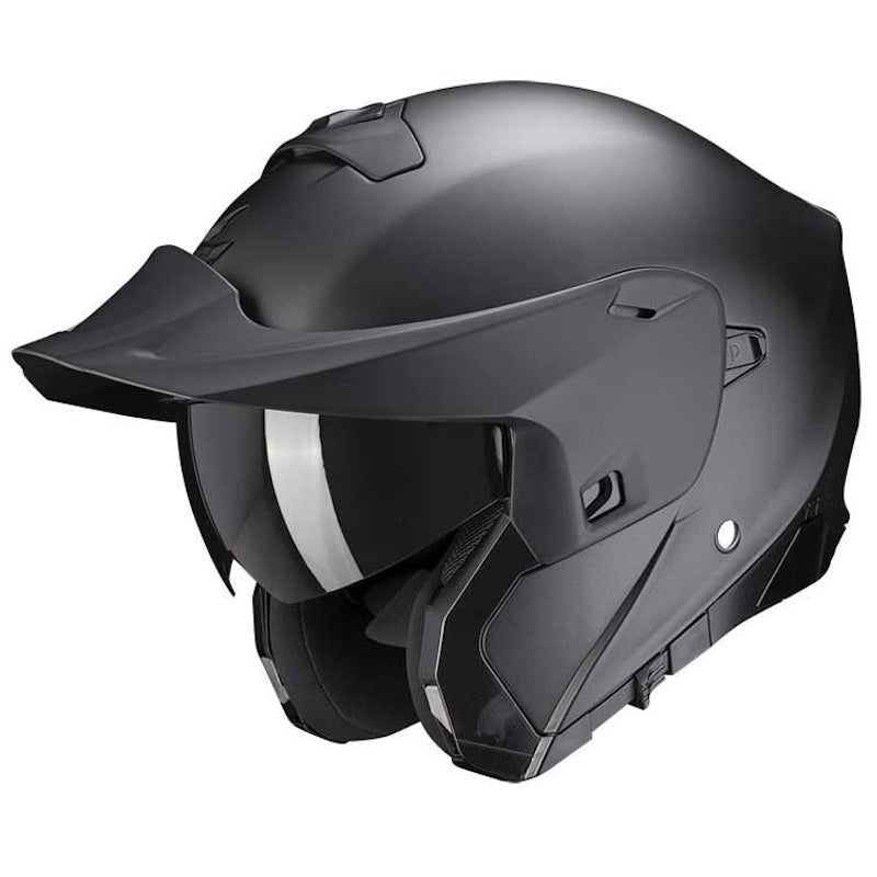 Casco Moto Scorpion EXO-930 SOLID Negro Perla Mate - URA Moto