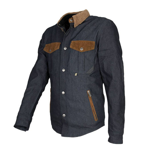 Chaqueta Moto Cordura BY CITY Western Azul Tejano - URA Moto