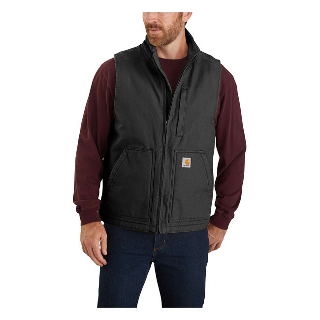 Chaleco  Carhartt con Forro Sherpa Negro - URA Moto