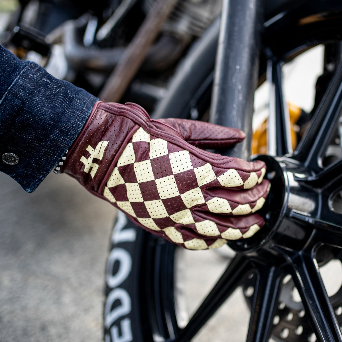 Guante Moto Holy Freedom Bullit Bourdeos - URA Moto