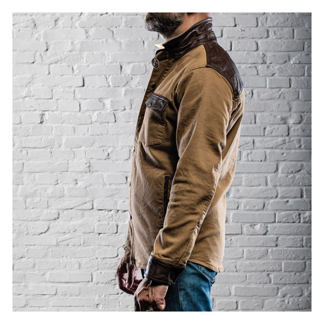 Chaqueta Moto Holy Freedom Coyote Marrón - URA Moto