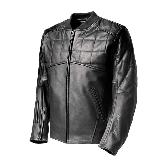 Chaqueta Piel Moto Roland Sands Hemlock Negra - URA Moto