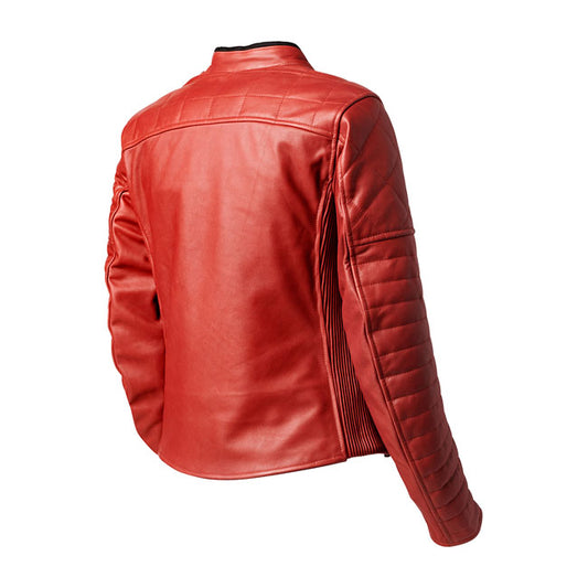 Chaqueta Piel Moto Mujer Roland Sands Design Maywood Marrasquino - URA Moto