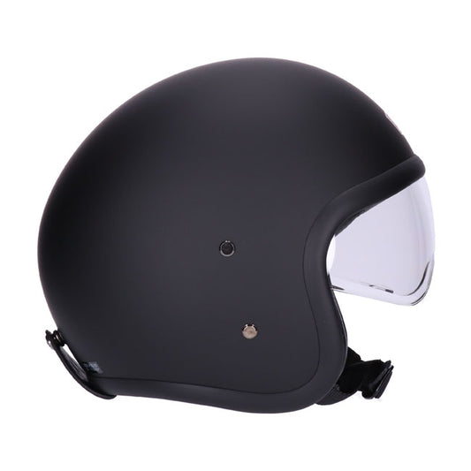 Casco moto Jet Roeg Sundown Negro Mate - URA Moto