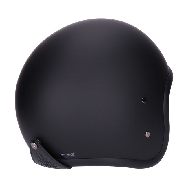 Casco moto Jet Roeg Sundown Negro Mate - URA Moto
