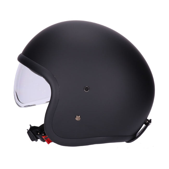 Casco moto Jet Roeg Sundown Negro Mate - URA Moto