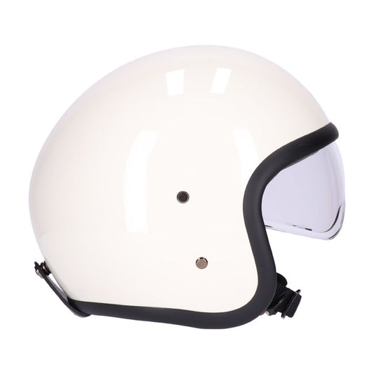 Casco moto Jet Roeg Sundown Vintage Blanco - URA Moto