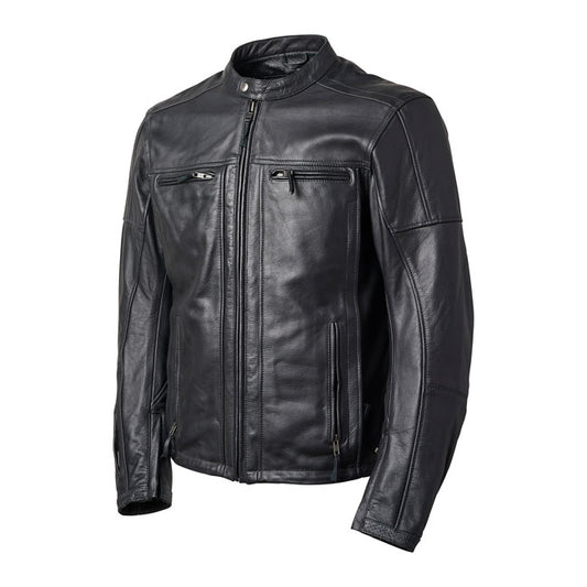 Chaqueta Piel Moto Roland Sands Design Linden 74 Negra - URA Moto