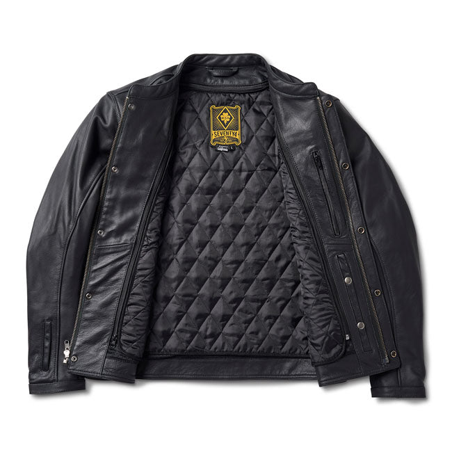 Chaqueta Piel Moto Roland Sands Design Aramount 74 Negra - URA Moto