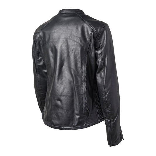 Chaqueta Piel Moto Mujer Roland Sands Design Argonne 74 Negra - URA Moto