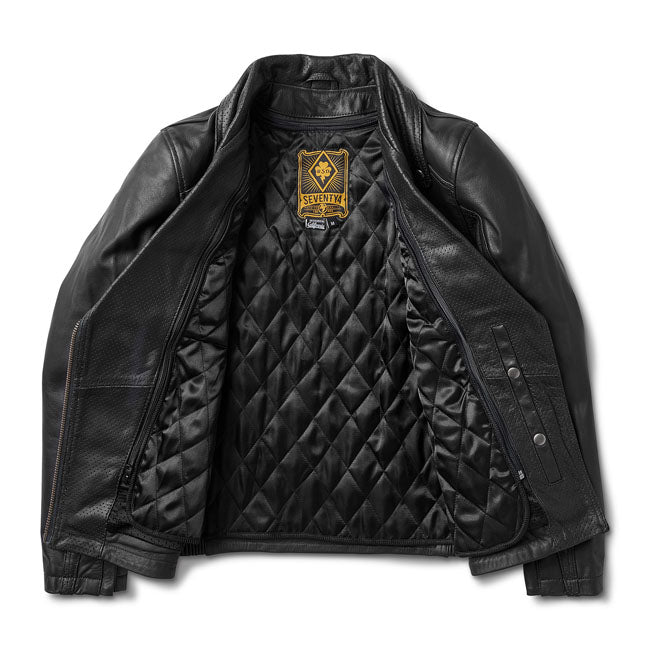 Chaqueta Piel Moto Mujer Roland Sands Design Atherton 74 Negra - URA Moto