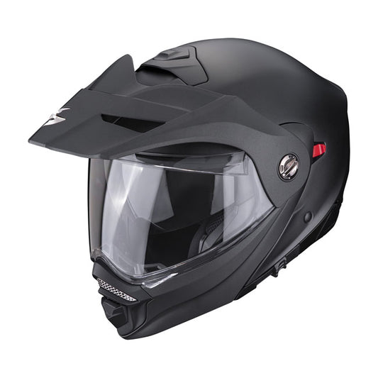 Casco Moto Scorpion ADX-2 SOLID Negro Perla Mate - URA Moto