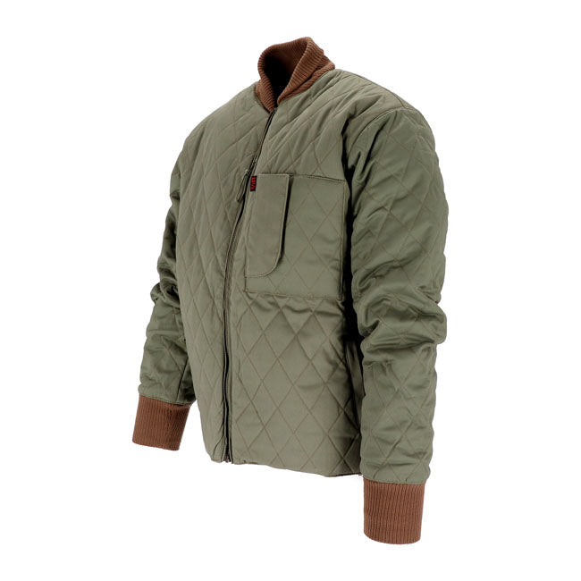 Chaqueta Moto Militar Long Haul 13½ Verde - URA Moto