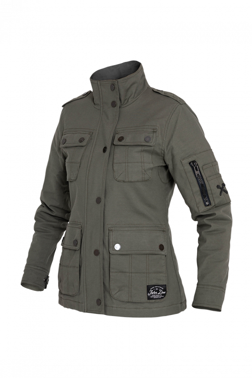 Chaqueta John Doe Explorer Mujer Verde - URA Moto