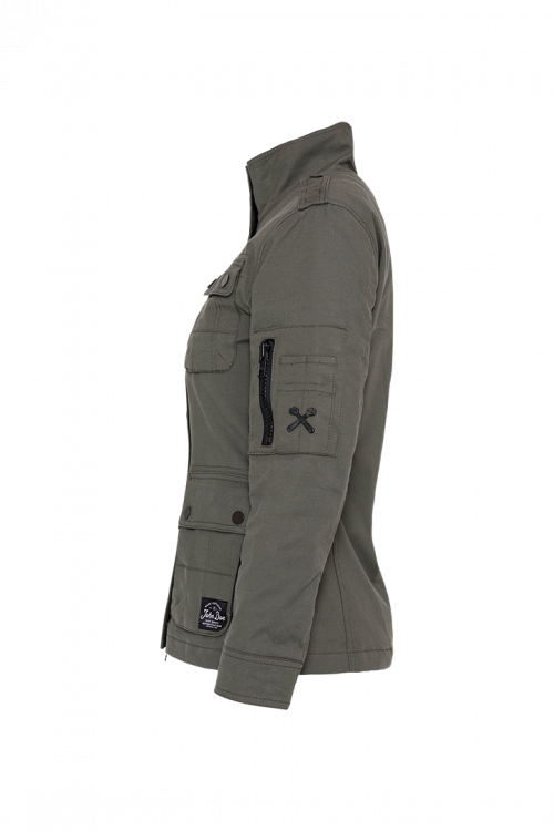 Chaqueta John Doe Explorer Mujer Verde - URA Moto