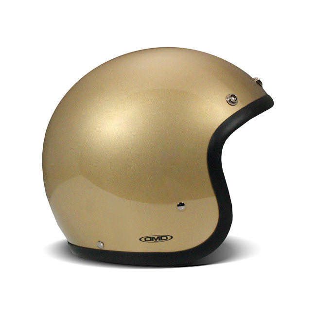 Casco Moto Jet DMD Vintage Oro - URA Moto